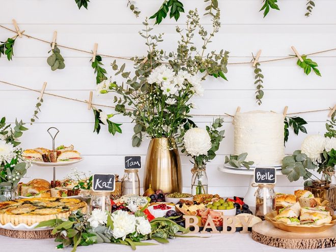 baby shower food table
